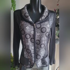 Joseph Ribkoff black/grey light jacket Sz.12